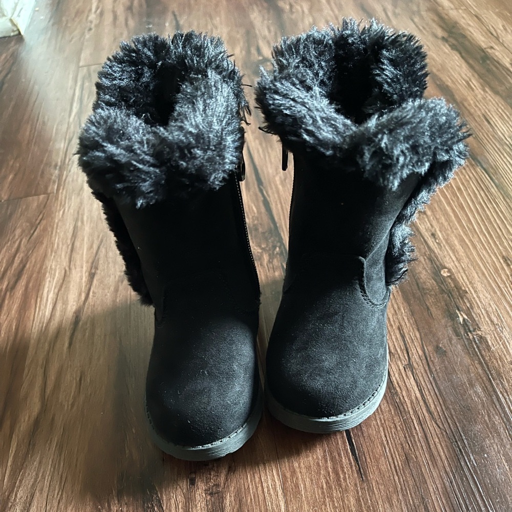 black boots for baby girl
